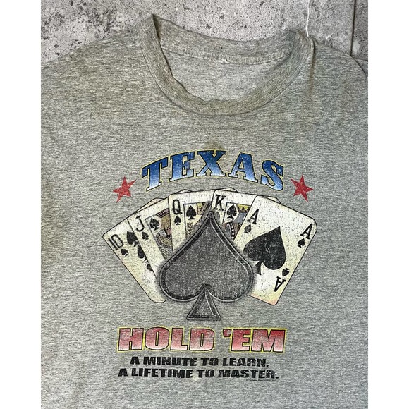"Texas Hold 'Em" Tank (XL) - 1990s - Picture 2 of 2